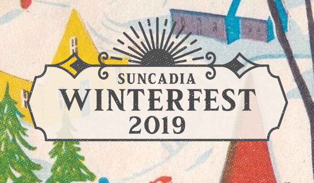 the suncadia winterfest logo is shown.